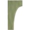 Ekena Millwork 5 1/4"W x 4"D x 8"H Clarksville Wood Vintage Decor Bracket, Restoration Green BKTWD05X04X08CVGR - alternate 2